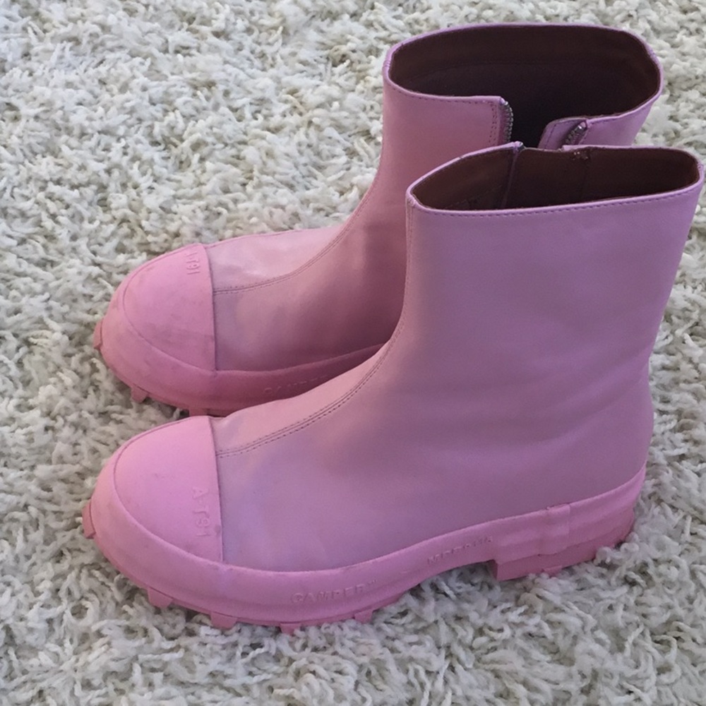 Camper boots worn handful of times. Very comfortable.